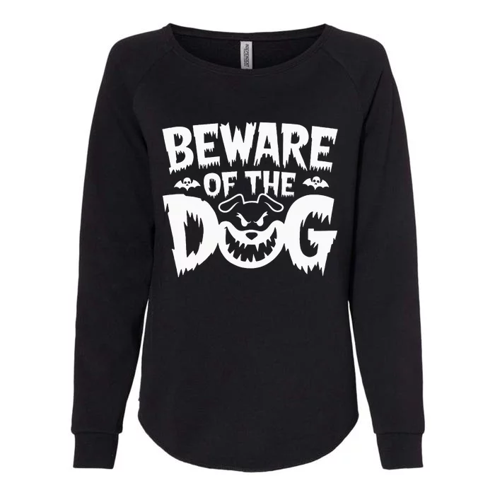 Beware Of The Dog Womens California Wash Sweatshirt