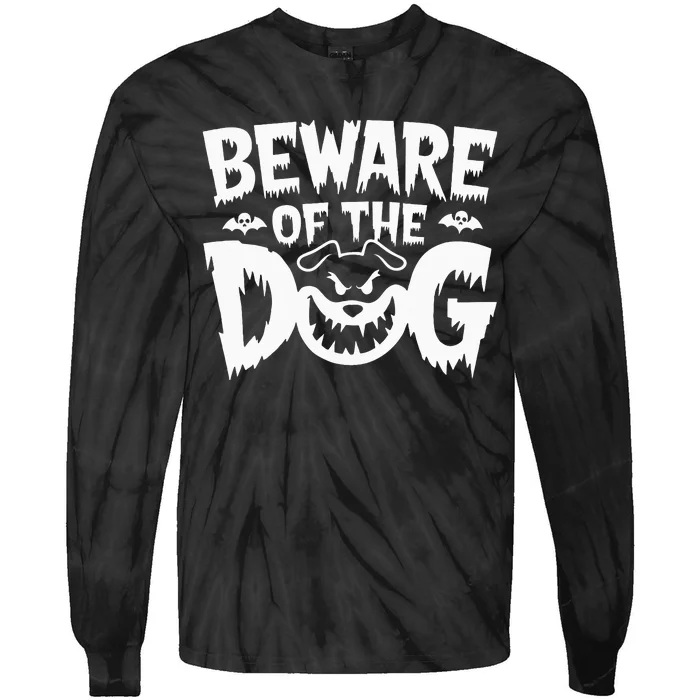 Beware Of The Dog Tie-Dye Long Sleeve Shirt