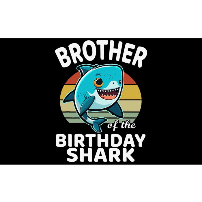 Brother of the Shark Birthday Brothers Matching Family Bday Bumper Sticker