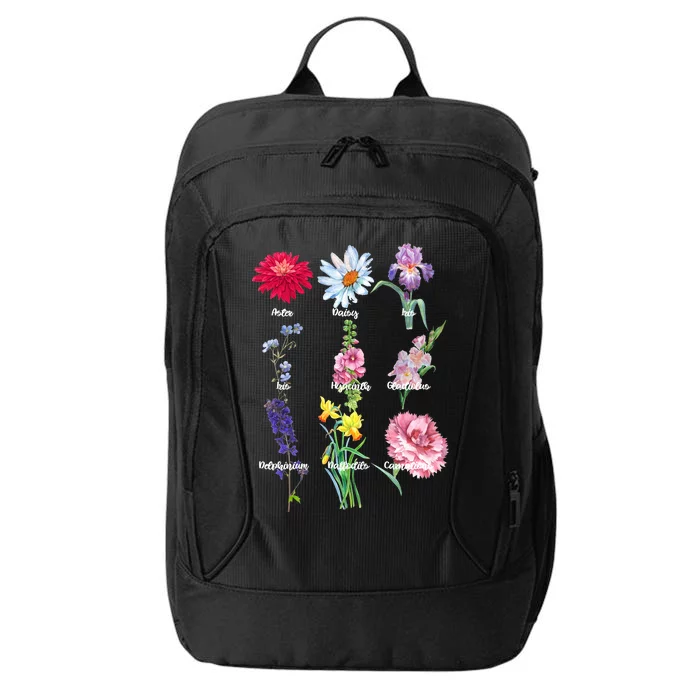 Botanical Floral Flowers City Backpack