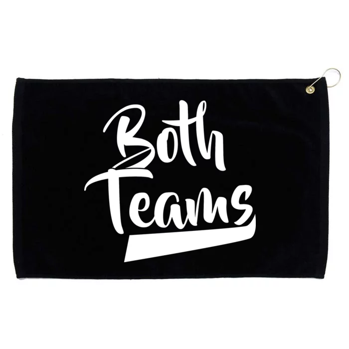 Both Teams Funny Gay Bisexual Equality Grommeted Golf Towel