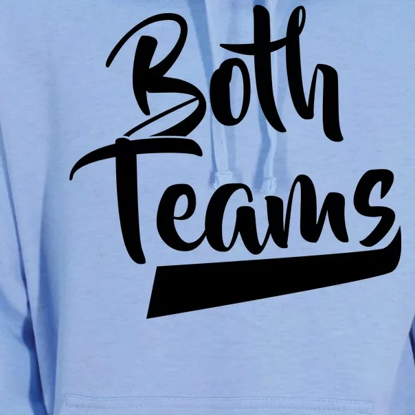 Both Teams Funny Gay Bisexual Equality Unisex Surf Hoodie