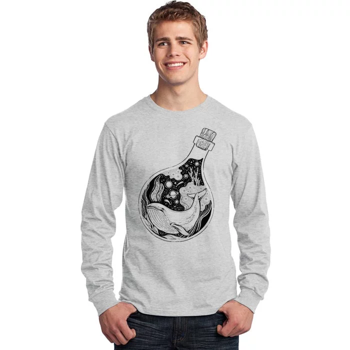 Bottled Whale Tall Long Sleeve T-Shirt