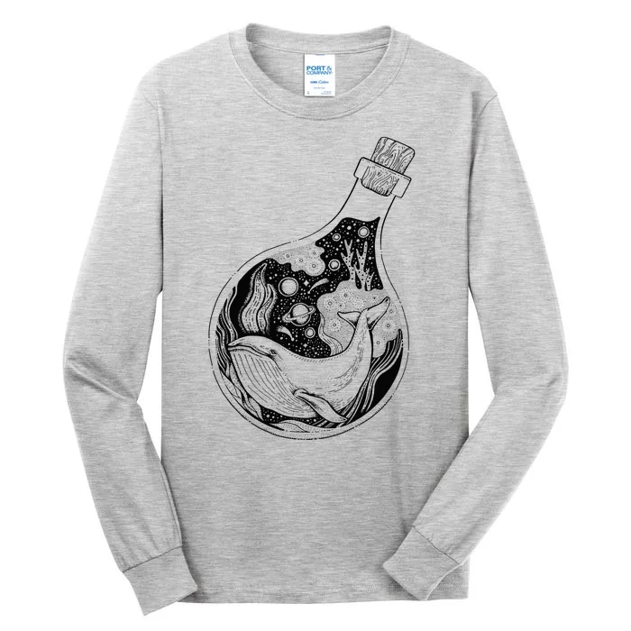 Bottled Whale Tall Long Sleeve T-Shirt