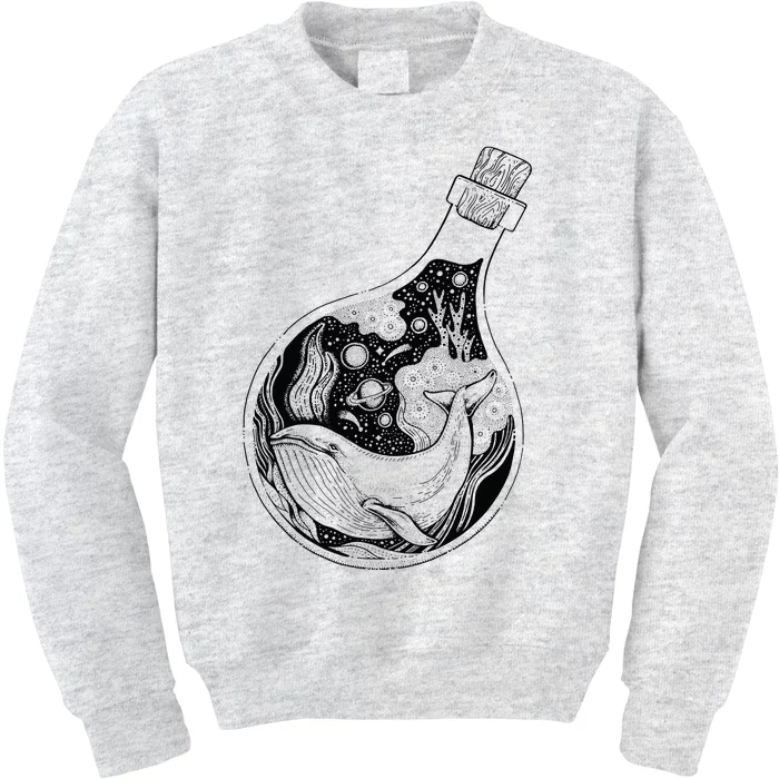 Bottled Whale Kids Sweatshirt