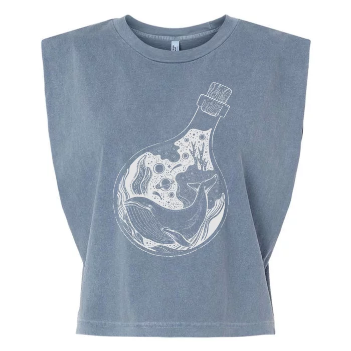 Bottled Whale Garment-Dyed Women's Muscle Tee