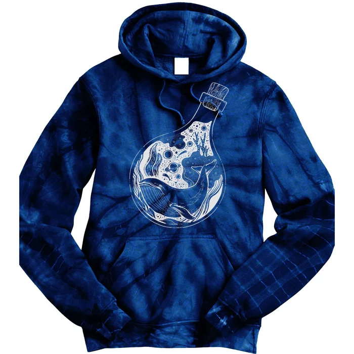 Bottled Whale Tie Dye Hoodie