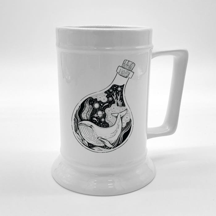 Bottled Whale Front & Back Beer Stein