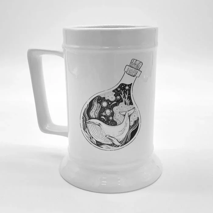 Bottled Whale Front & Back Beer Stein