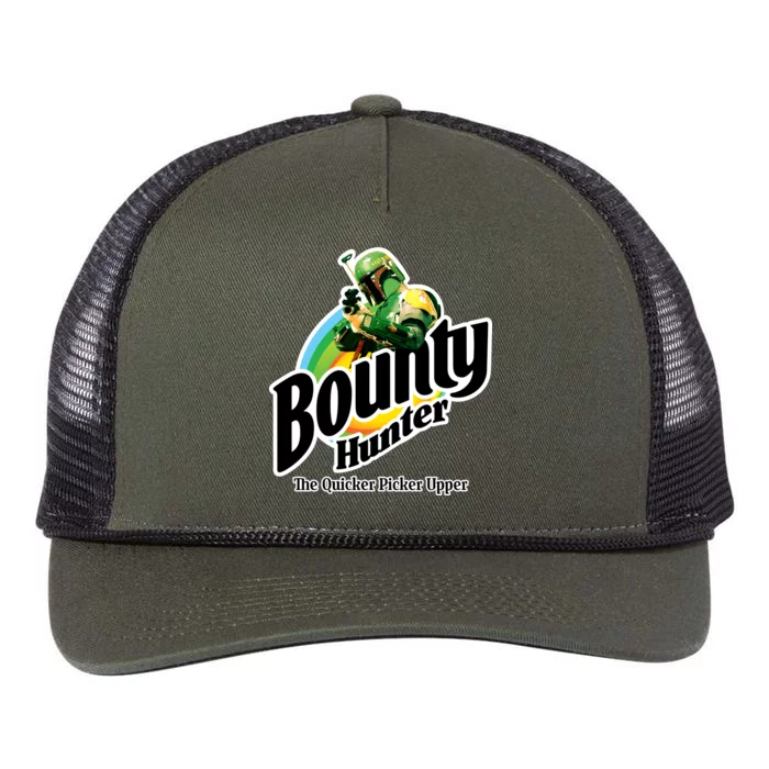 Bounty Hunter The Quicker Picker Upper Retro Rope Trucker Hat Cap