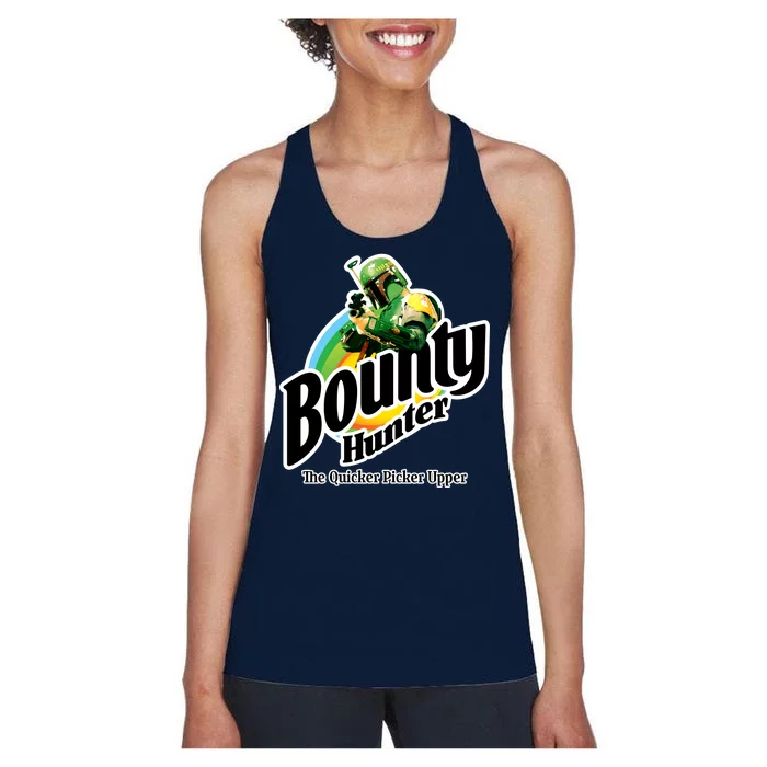 Bounty Hunter The Quicker Picker Upper Women's Racerback Tank