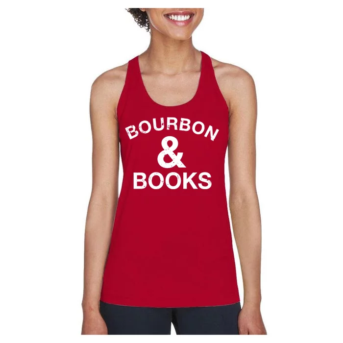 Bourbon & Books Women's Racerback Tank