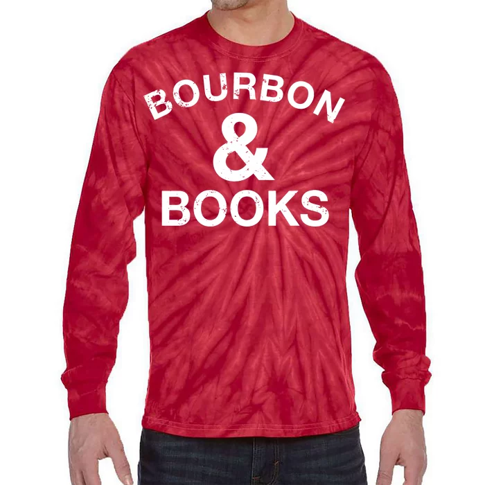 Bourbon & Books Tie-Dye Long Sleeve Shirt