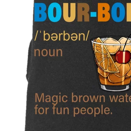 Bourbon Magic Brown Water For Fun People Doggie 3-End Fleece Hoodie