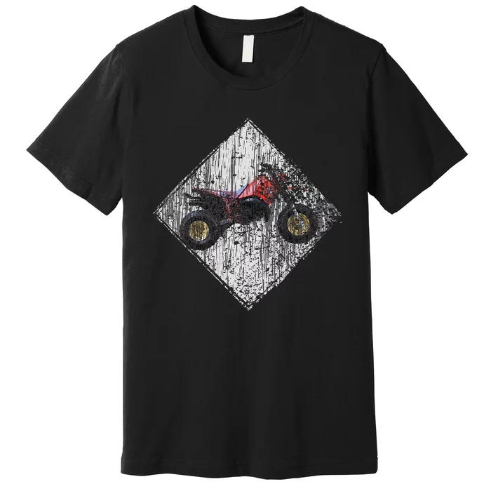 Bike Offroad Vehicle Mud Motorcycle Three Wheeler Premium T-Shirt