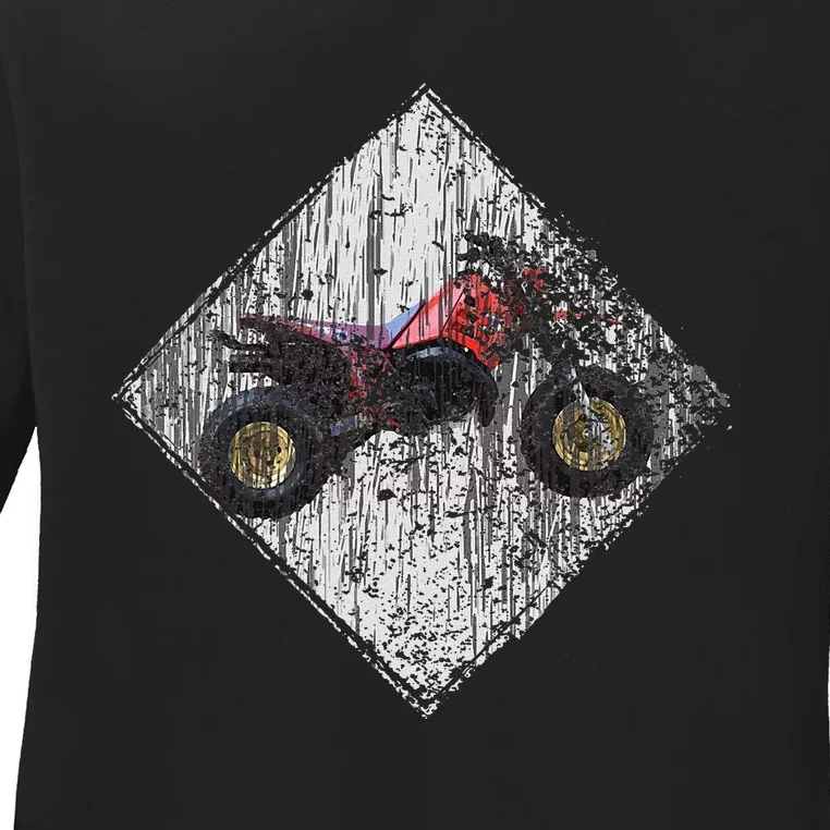 Bike Offroad Vehicle Mud Motorcycle Three Wheeler Ladies Long Sleeve Shirt