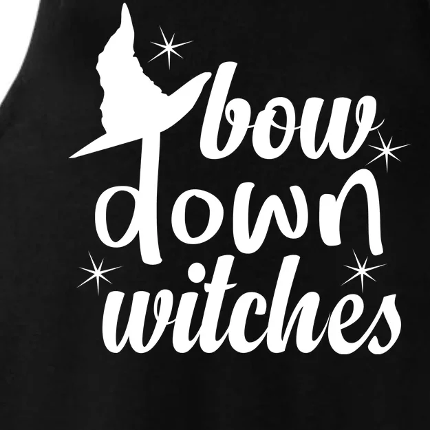 Bow Down Witches Ladies Tri-Blend Wicking Tank