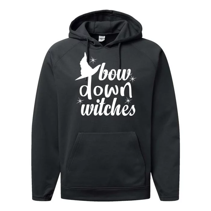 Bow Down Witches Performance Fleece Hoodie