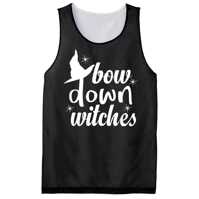 Bow Down Witches Mesh Reversible Basketball Jersey Tank