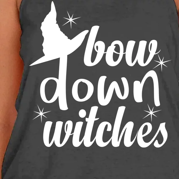 Bow Down Witches Women's Knotted Racerback Tank