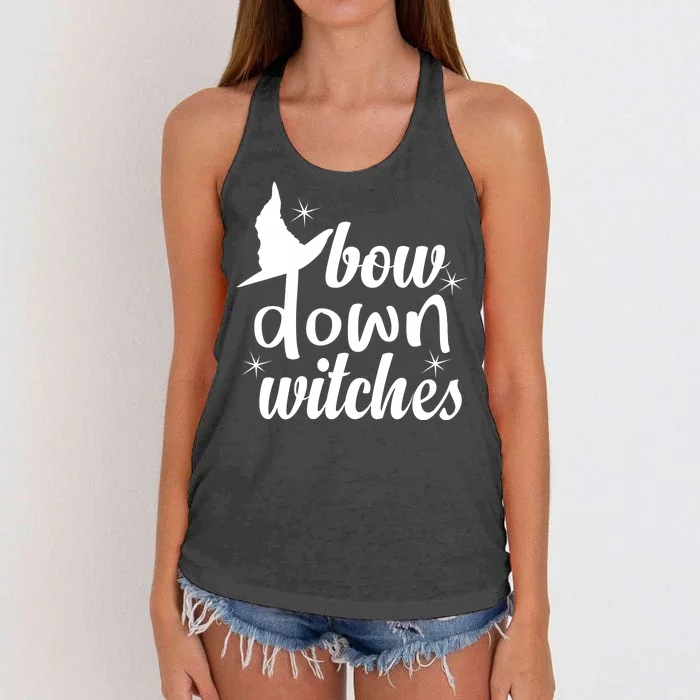 Bow Down Witches Women's Knotted Racerback Tank