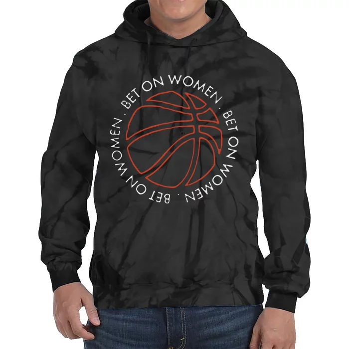 Bet On Women Circle Basketball Tie Dye Hoodie