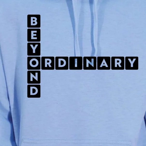 Beyond Ordinary Word Game Style Unisex Surf Hoodie