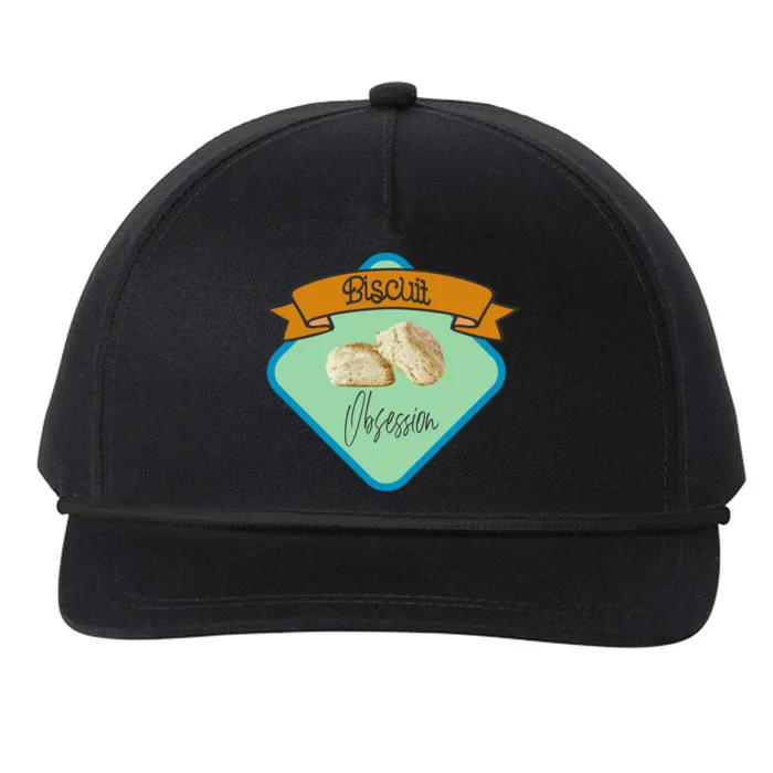 Biscuit Obsession With Buttermilk Biscuits Gift Snapback Five-Panel Rope Hat