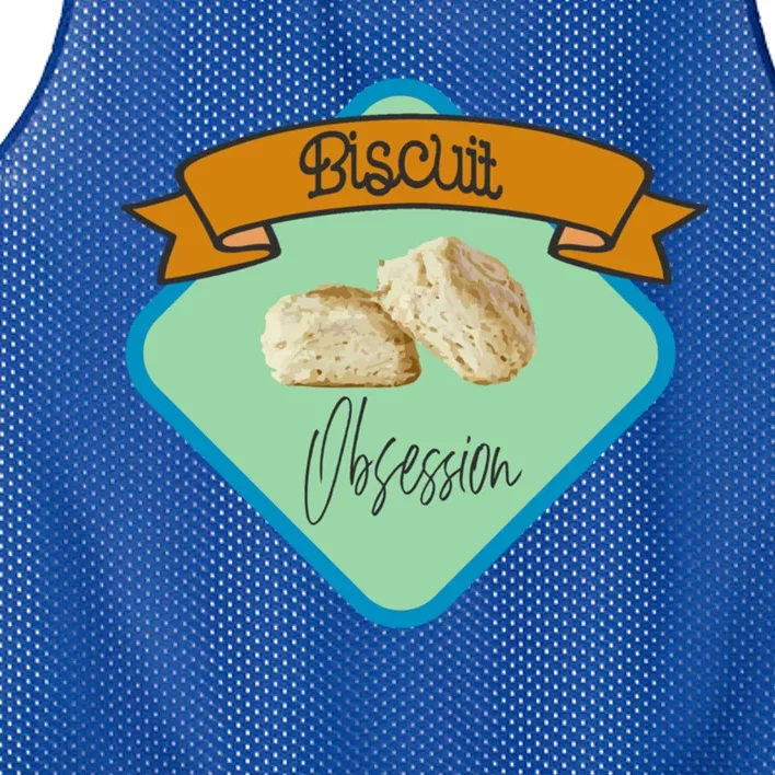 Biscuit Obsession With Buttermilk Biscuits Gift Mesh Reversible Basketball Jersey Tank