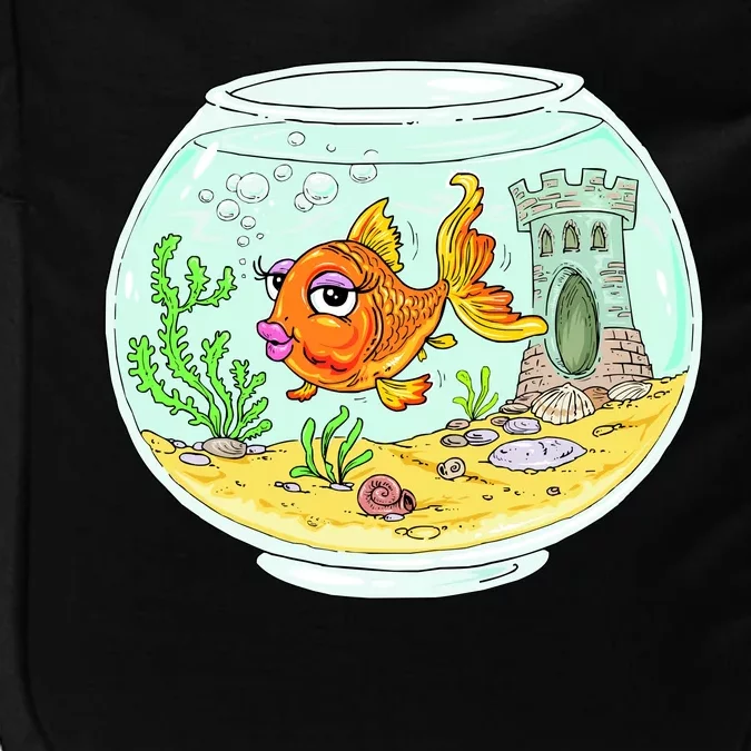 Bowl with Goldfish Cartoon Impact Tech Backpack