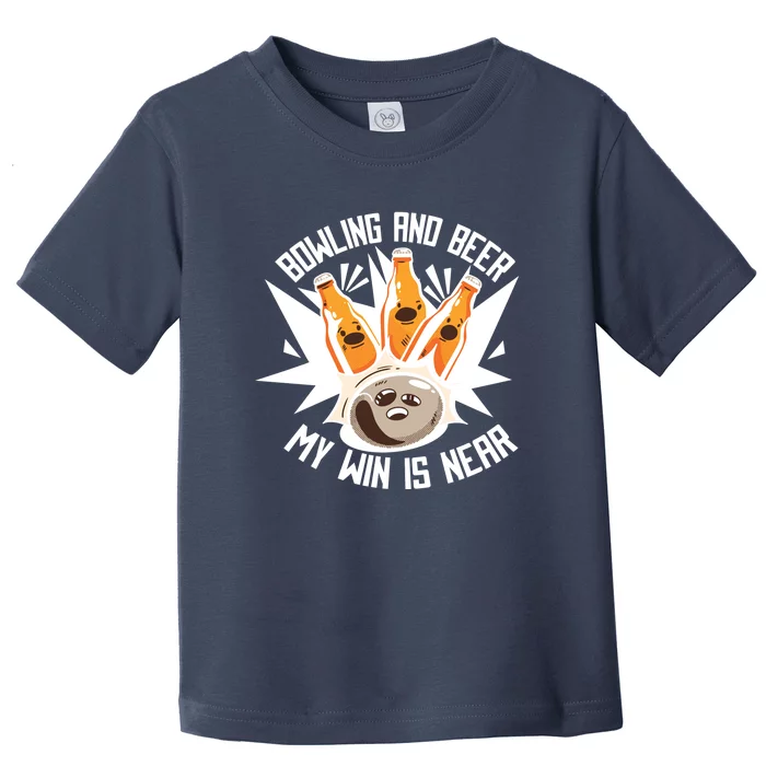 Bowling And Beer Toddler T-Shirt