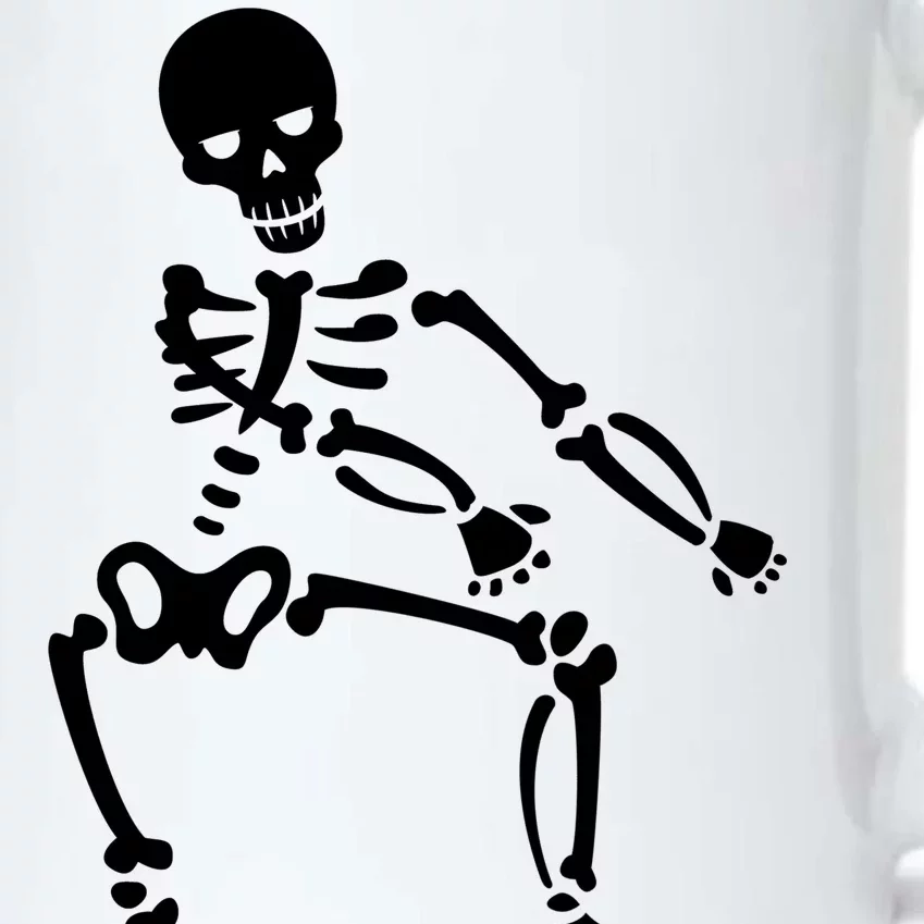 Bowling Ball Floss like A Boss Skeleton Black Color Changing Mug