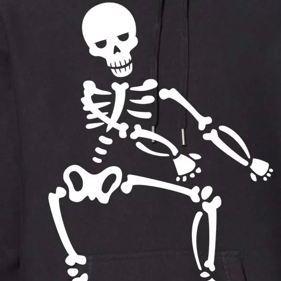 Bowling Ball Floss like A Boss Skeleton Premium Hoodie