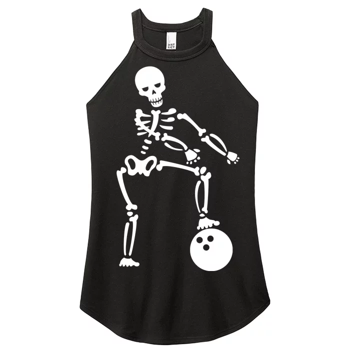 Bowling Ball Floss like A Boss Skeleton Women’s Perfect Tri Rocker Tank