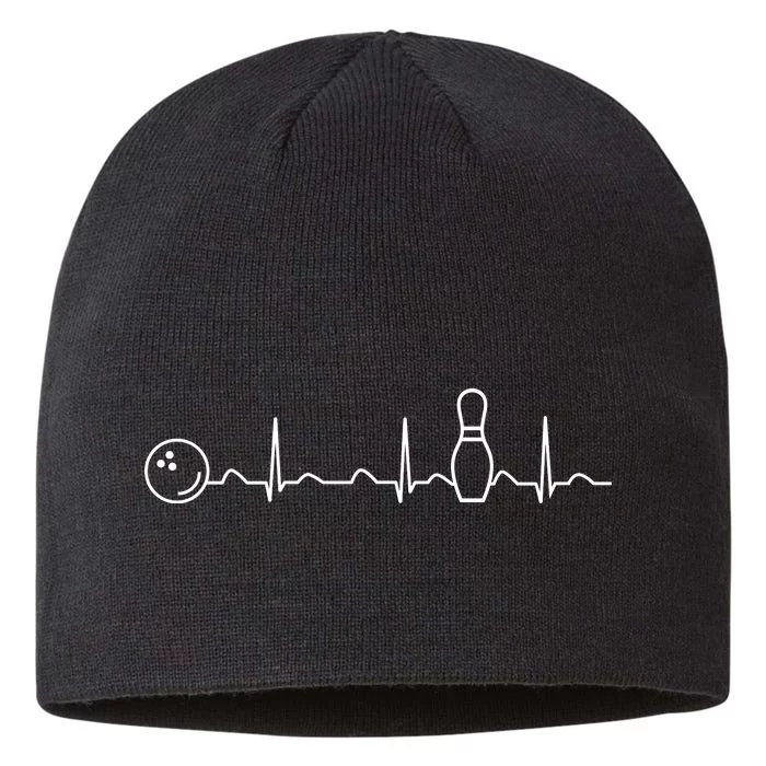 Bowling Lifeline Heartbeat Pulse 8 1/2in Sustainable Knit Beanie