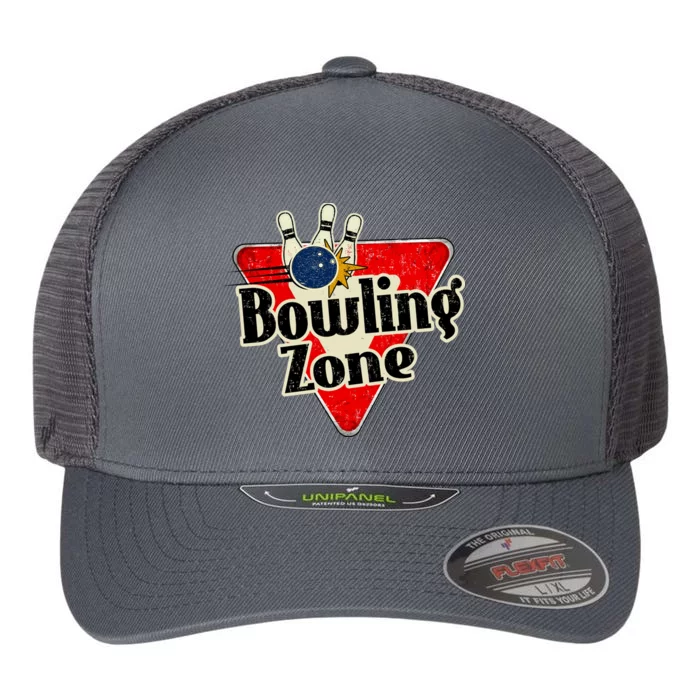 Bowling Zone Vintage Flexfit Unipanel Trucker Cap