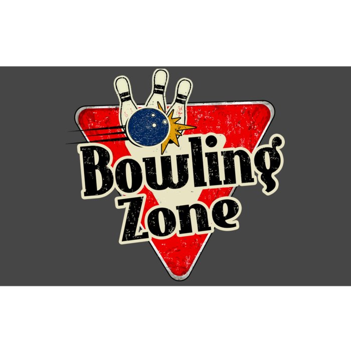 Bowling Zone Vintage Bumper Sticker