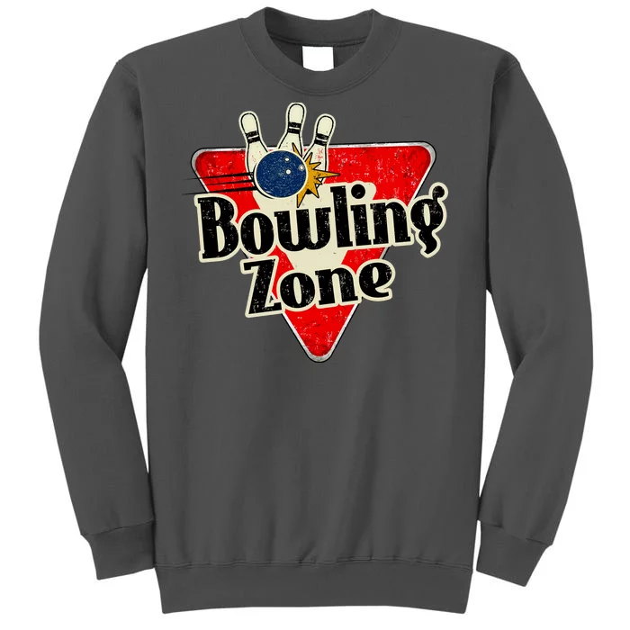 Bowling Zone Vintage Tall Sweatshirt