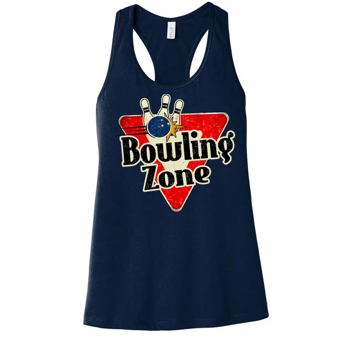 Bowling Zone Vintage Women's Racerback Tank