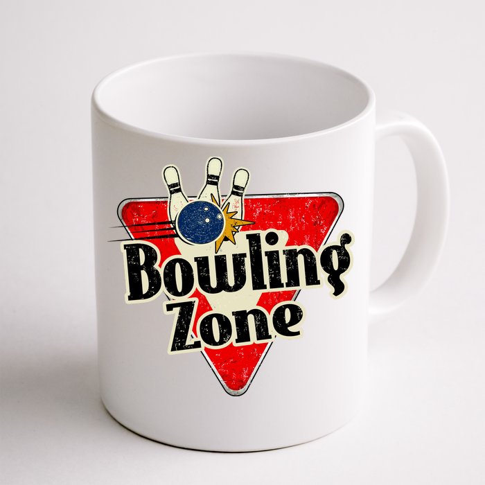 Bowling Zone Vintage Front & Back Coffee Mug