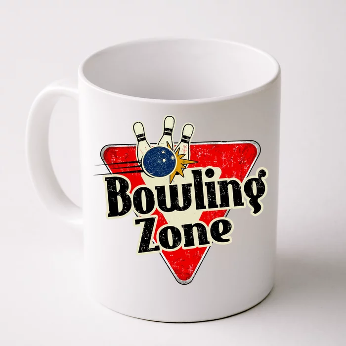 Bowling Zone Vintage Front & Back Coffee Mug