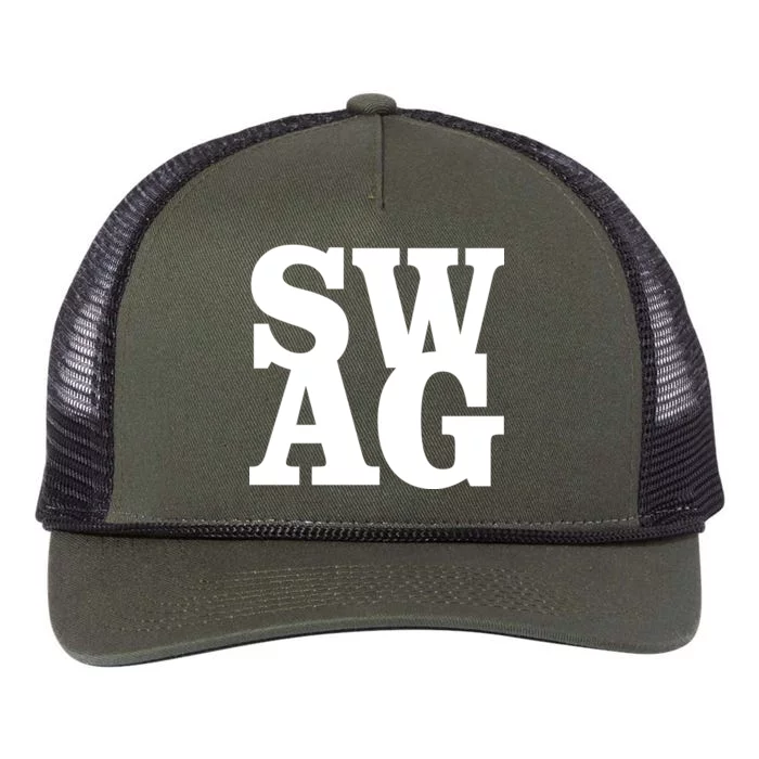 Boxed Swag Logo Retro Rope Trucker Hat Cap