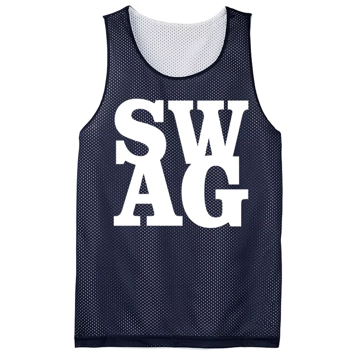 Boxed Swag Logo Mesh Reversible Basketball Jersey Tank