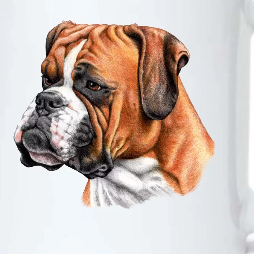 Boxer Face Black Color Changing Mug