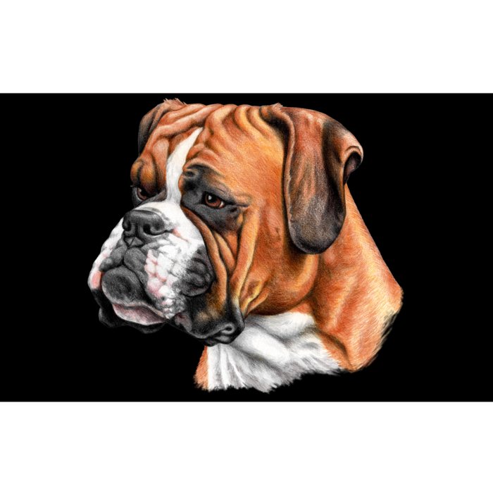 Boxer Face Bumper Sticker