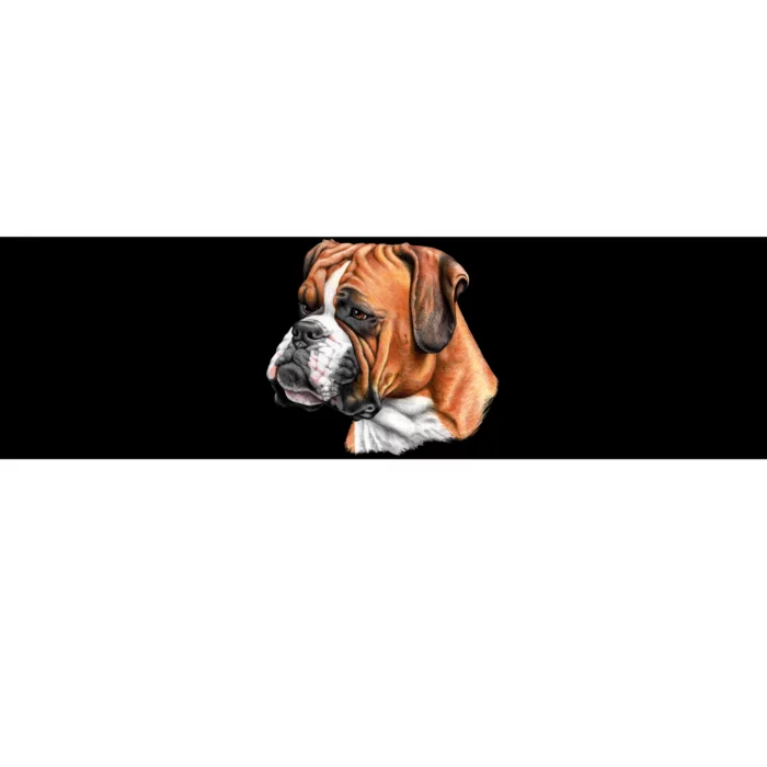 Boxer Face Bumper Sticker