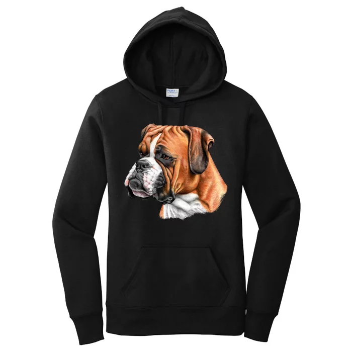 Boxer Face Women's Pullover Hoodie