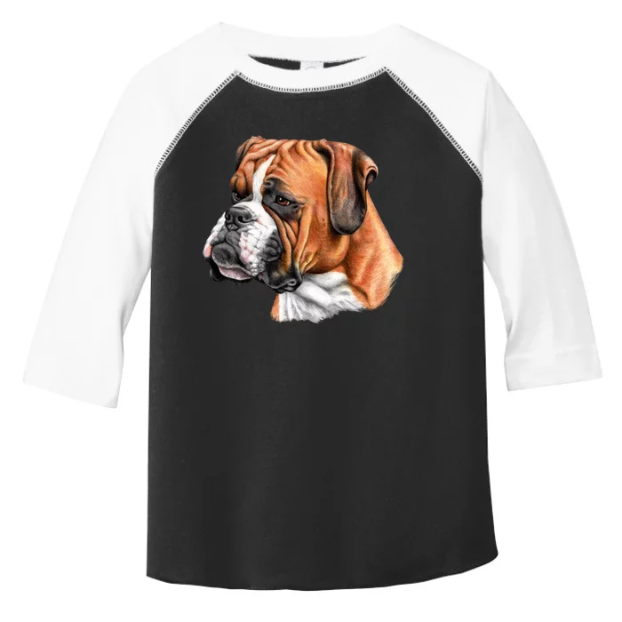 Boxer Face Toddler Fine Jersey T-Shirt