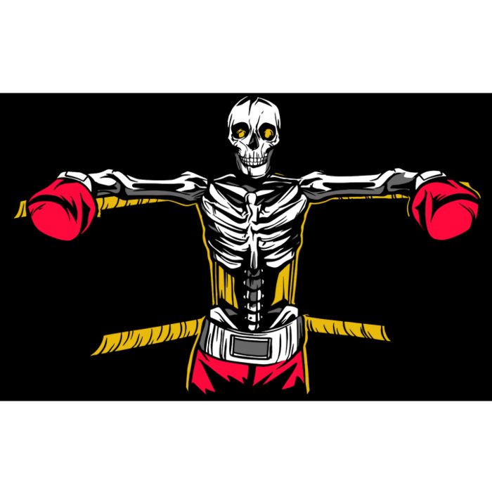 Boxing Skeleton Bumper Sticker