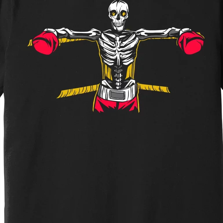 Boxing Skeleton Premium T-Shirt